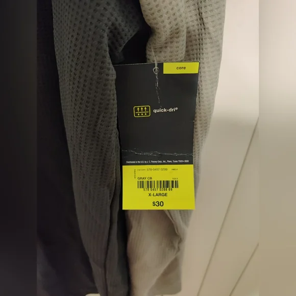 NWT Xersion Gray Active Quick Dry Hoodie Size XL - Picture 3 of 4